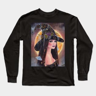 Philomena Witch By Renee Lavoie Long Sleeve T-Shirt